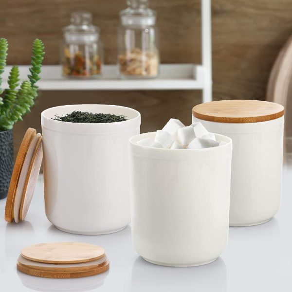 3 Pack Ceramic Food Storage Jars